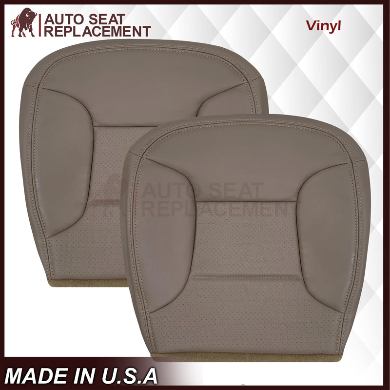 1992 - 1996 Ford Bronco Eddie Bauer Synthetic Leather Seat Cover In Mocha Tan - Auto Seat Replacement