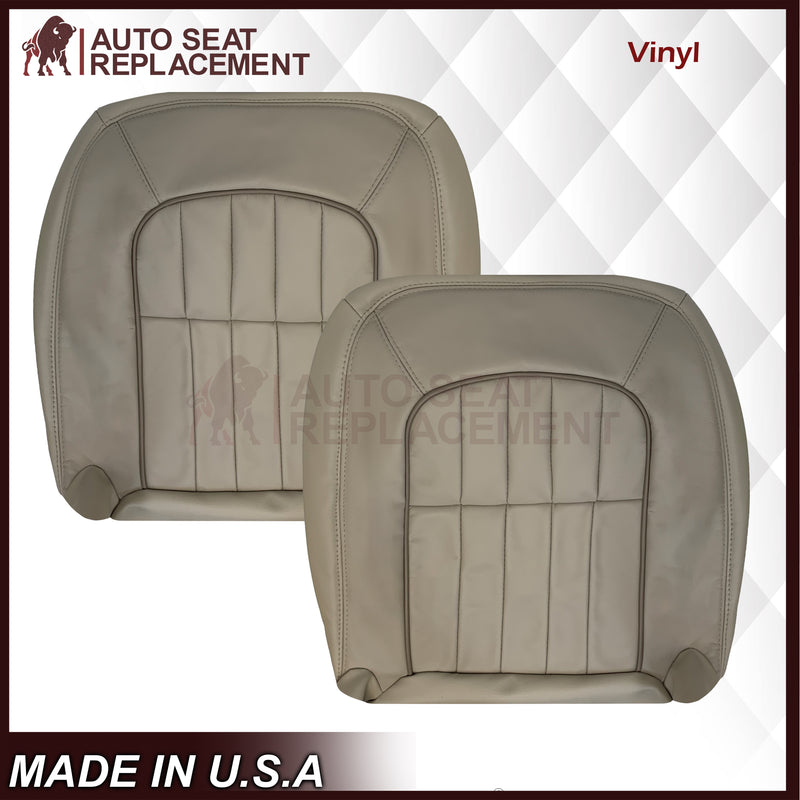 1997 - 2003 Jaguar XJ8, XJ6 4-Door L6 Genuine Leather OR Synthetic Leather Seat Covers In Oatmeal (Beige) - Auto Seat Replacement