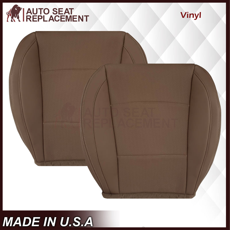 2015-2017 Subaru Outback Replacement Brown Perforated Seat Covers: Choose Your Side - Auto Seat Replacement