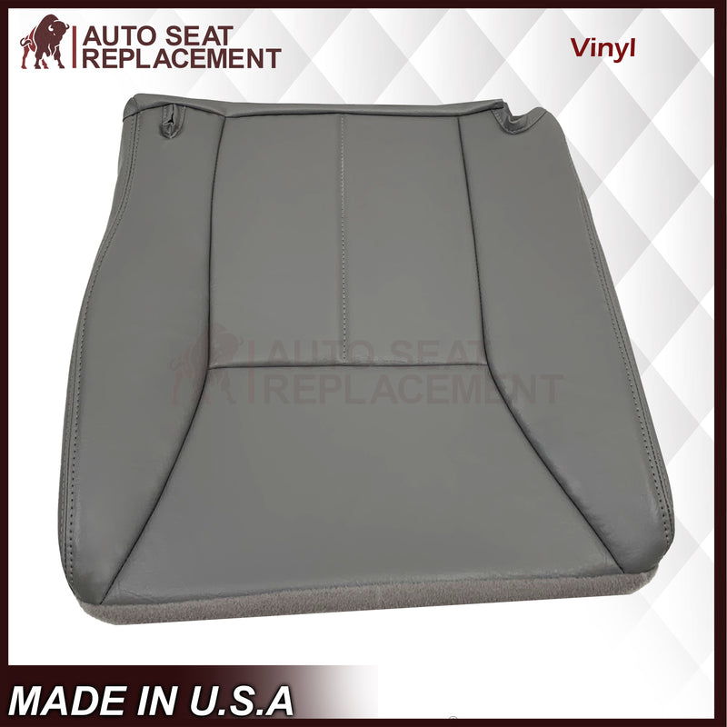 1998 1999 2000 2001 2002 Dodge Ram 1500 Base Work Truck SINGLE CAB Seat Cover in Mist Gray Vinyl - Auto Seat Replacement