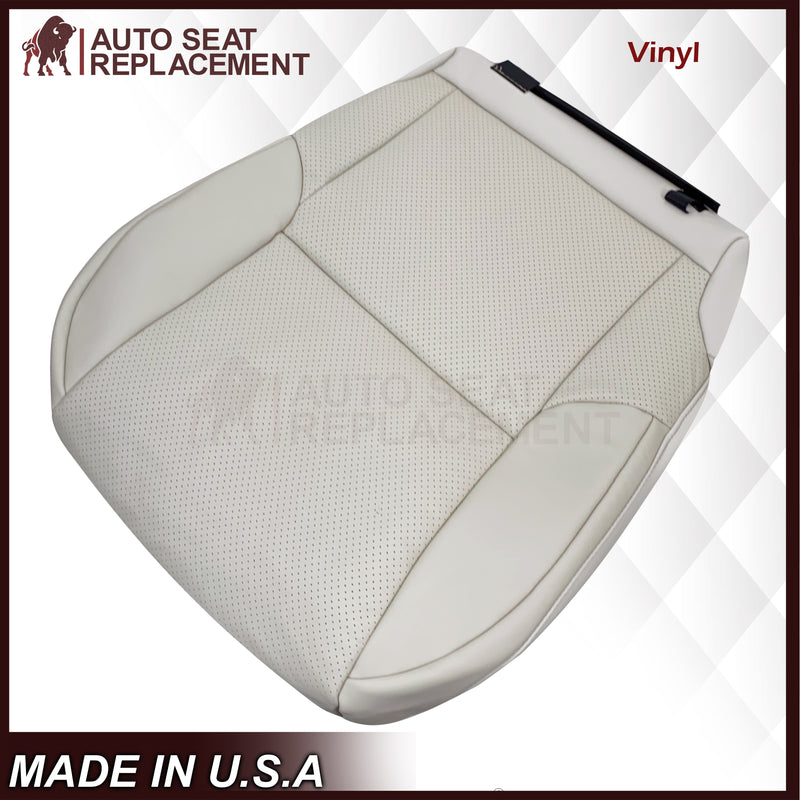 2010-2017 Lexus GX460 Replacement Perforated Synthetic Leather Seat Cover In Ecru “Off-White/Cream”
