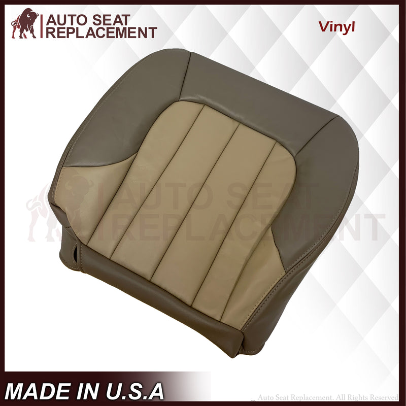 2004 2005 GMC Envoy SLT XL Bottom Replacement Seat Covers 2 Tone Tan: Choose your material - Auto Seat Replacement