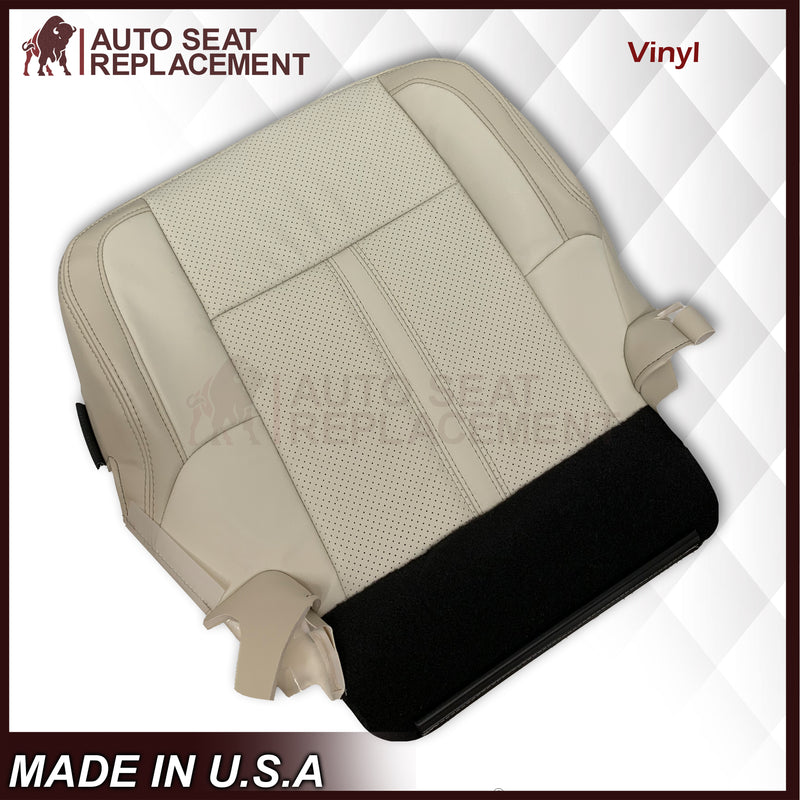 2009 - 2012 Lincoln MKS Replacement Seat Covers in Tan: Choose Genuine Leather or Vinyl - Auto Seat Replacement