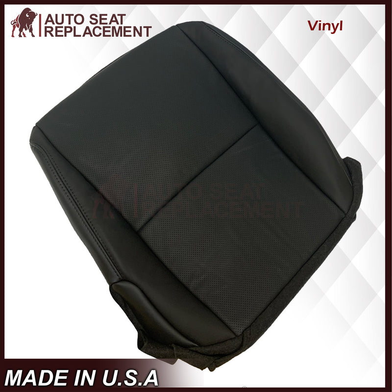 2004 Acura TL Driver Or Passenger Side Bottom Seat Cover in Black: Leather or Vinyl - Auto Seat Replacement