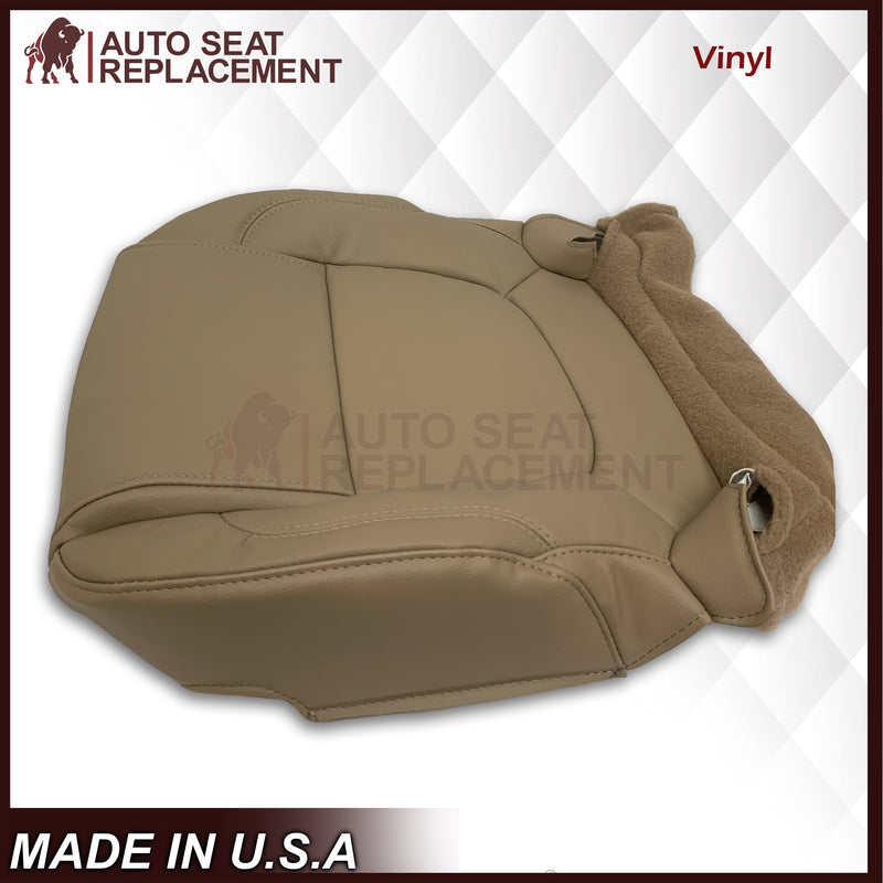 2011 - 2015 Ford Explorer Replacement Leather Bottom Seat Covers In Tan: Choose Leather OR Vinyl - Auto Seat Replacement