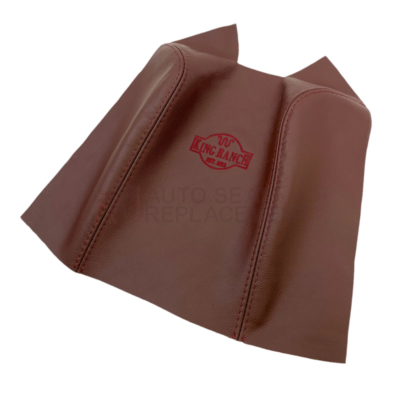 2007 - 2014 Ford Expedition Eddie Bauer Center Console Armrest Lid Cover In King Ranch Leather - Auto Seat Replacement