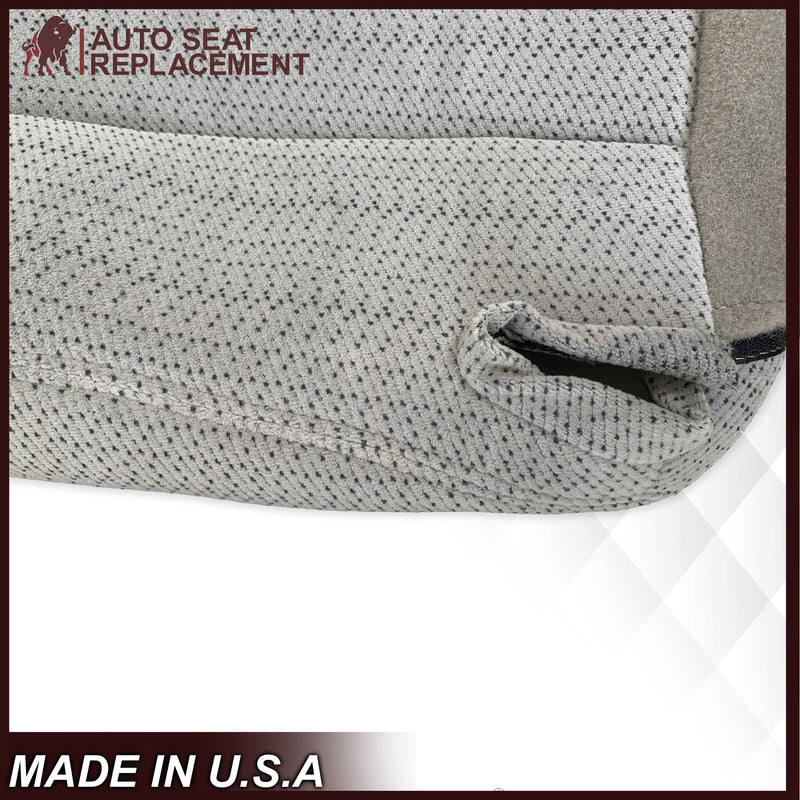 1995 - 1999 Chevy Tahoe & Suburban Gray Cloth 60/40 Replacement Front Seat Covers (Pewter Gray)