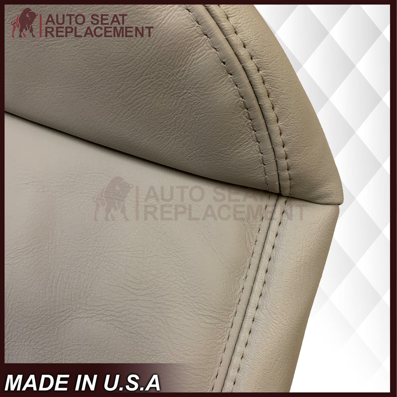 2003 - 2007 Chevy Tahoe Suburban & GMC Yukon Second Row 50/50 Captain Chairs Seat Cover In Light Tan (Shale)  - Choose from variant - Auto Seat Replacement