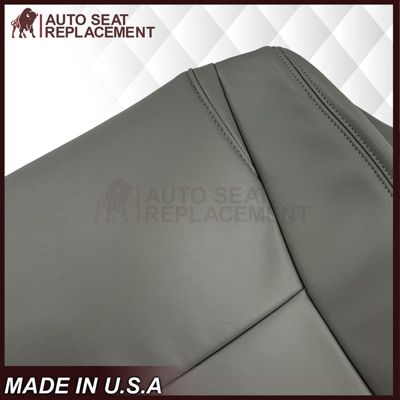 2007 - 2013 Toyota Sequoia SR5 Driver OR Passenger Side Top and Bottom Replacement Seat Covers In Gray: Choose your material - Auto Seat Replacement