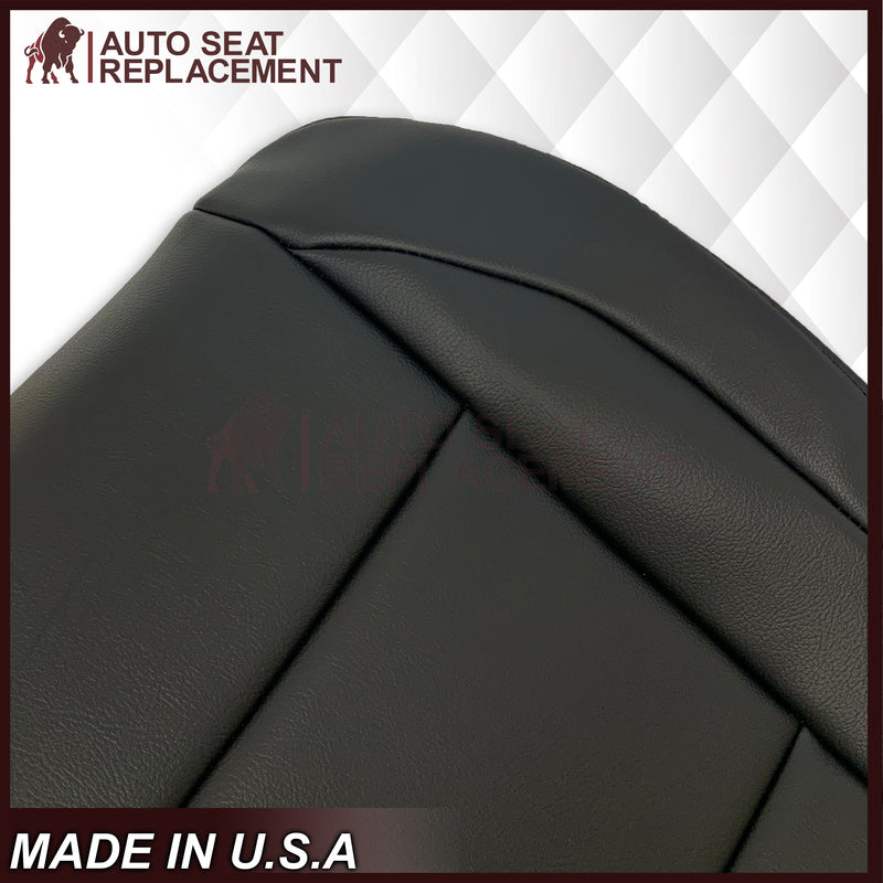 2005-2015 Nissan Titan Driver and Passenger Side Top and Bottom Seat Covers in Black : Choose from the variants - Auto Seat Replacement