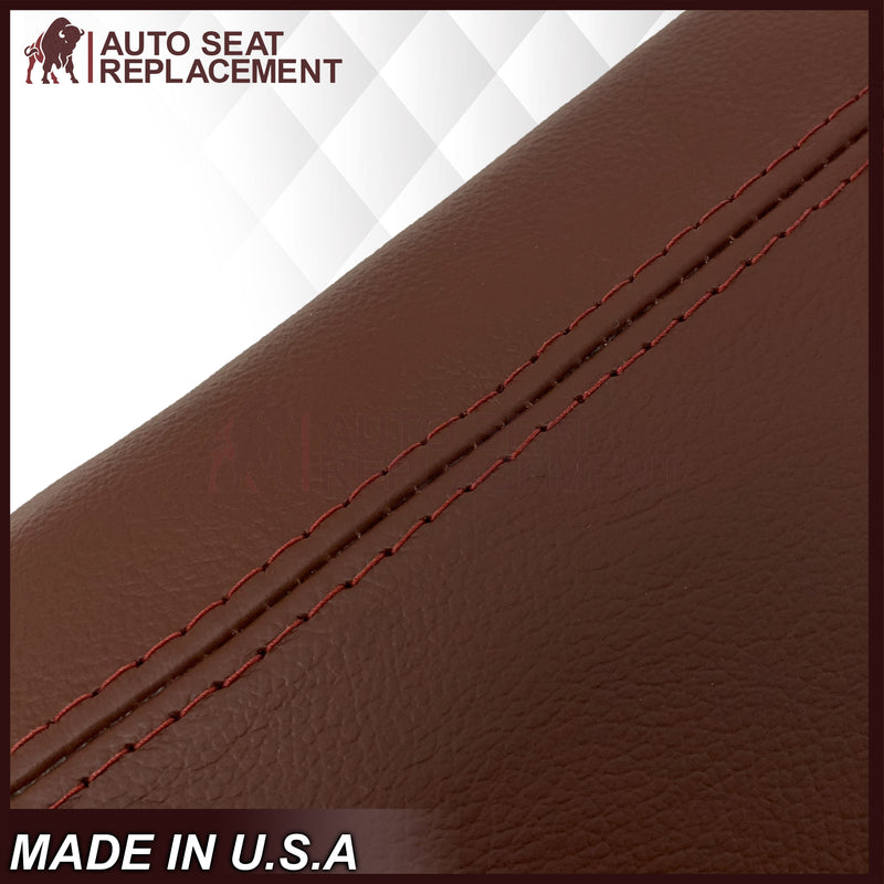 2011-2014 Ford F-250 King Ranch Replacement Leather Center Console Lid, Armrest Cover, King Ranch - Auto Seat Replacement