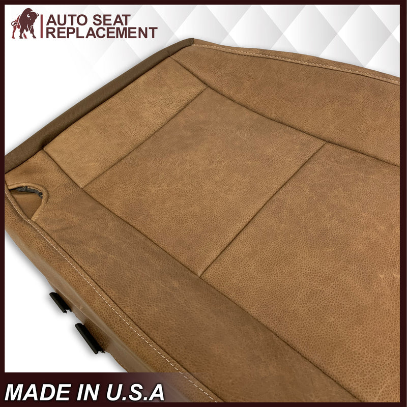 2002-2007 Ford F250 F350 King Ranch Replacement Raw Cowhide Genuine Leather OR Vinyl Front Seat Cover - Auto Seat Replacement
