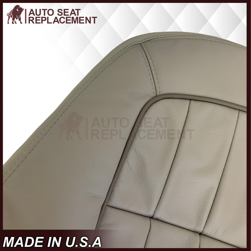 1997 - 2003 Jaguar XJ8, XJ6 4-Door L6 Genuine Leather OR Synthetic Leather Seat Covers In Oatmeal (Beige) - Auto Seat Replacement