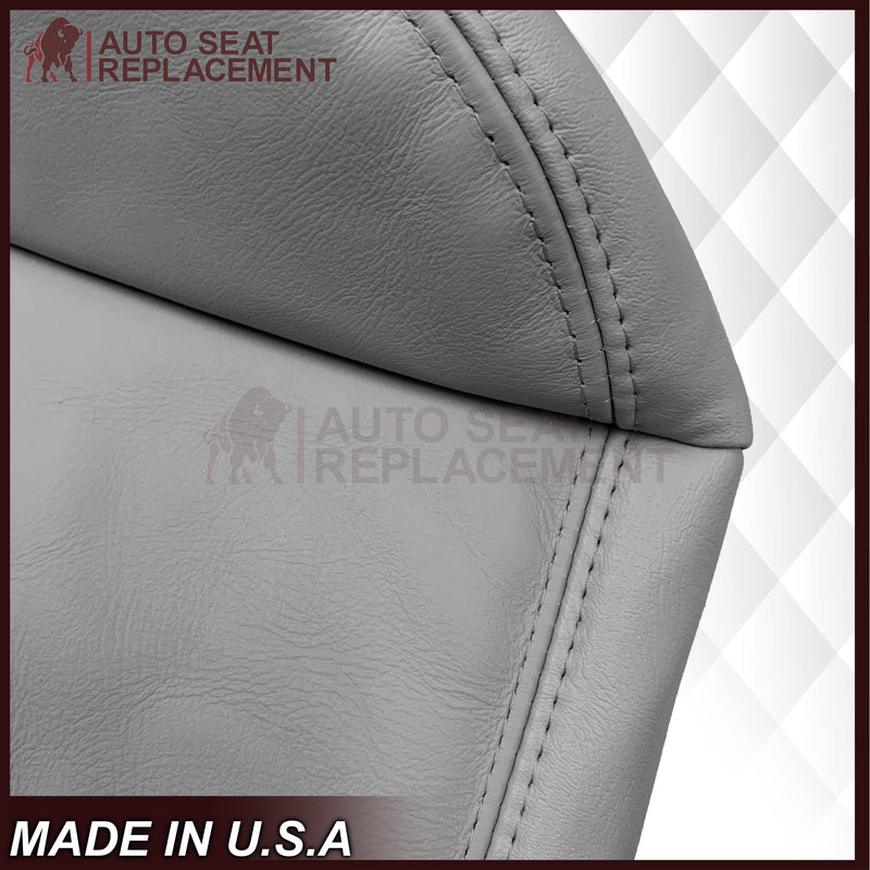 2003 - 2007 Chevy Tahoe Suburban & GMC Yukon Second Row 50/50 Captain Chairs Seat Cover In Gray - Choose from variant - Auto Seat Replacement
