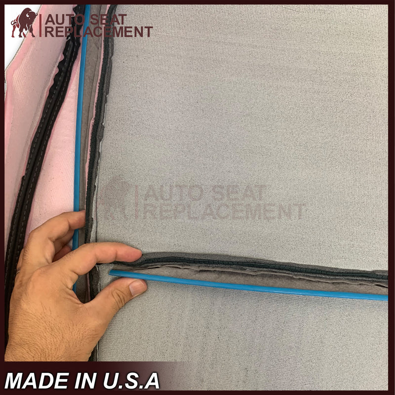 2004 Acura TL Driver Or Passenger Side Bottom Seat Cover in Black: Leather or Vinyl - Auto Seat Replacement