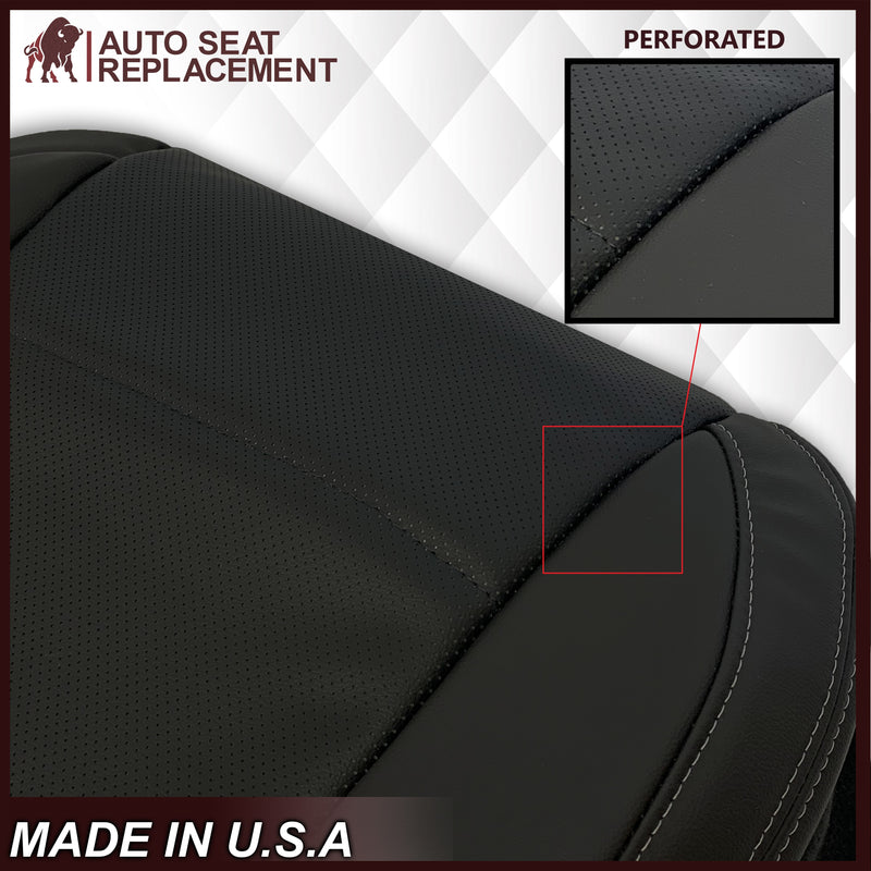 2015-2017 Subaru Outback Replacement Perforated Synthetic Leather Seat Covers: Choose Your Side - Auto Seat Replacement