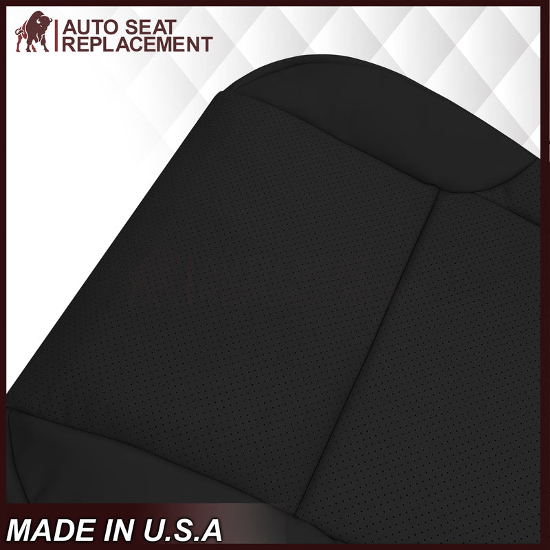 2010-2013 Lexus GX460 Replacement Perforated Synthetic Leather Seat Cover In Black