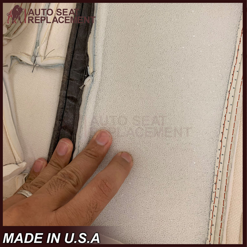 2009 - 2012 Lincoln MKS Replacement Seat Covers in Tan: Choose Genuine Leather or Vinyl - Auto Seat Replacement