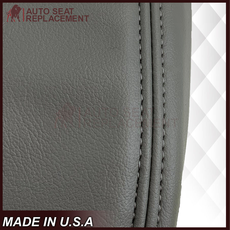 2007 - 2013 Toyota Sequoia SR5 Driver OR Passenger Side Top and Bottom Replacement Seat Covers In Gray: Choose your material - Auto Seat Replacement