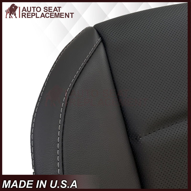 2018 - 2019 Subaru Outback LIMITED Front Bottom Replacement Seat Covers In Black - Auto Seat Replacement
