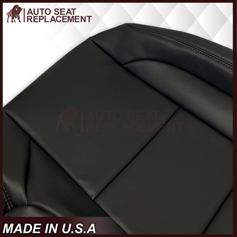 2005-2015 Nissan Titan Driver and Passenger Side Top and Bottom Seat Covers in Black : Choose from the variants - Auto Seat Replacement