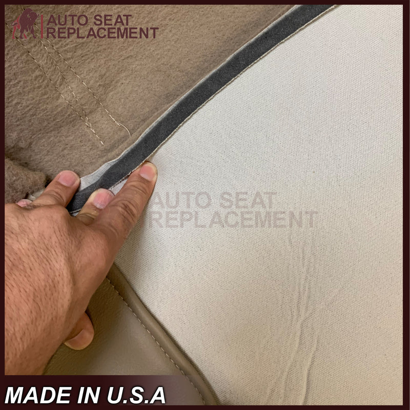 2008-2010 Ford F-250 F-350 F-450 F-550 Super Duty XL Work Truck Seat Cover in Camel Tan: Choose From Variants - Auto Seat Replacement