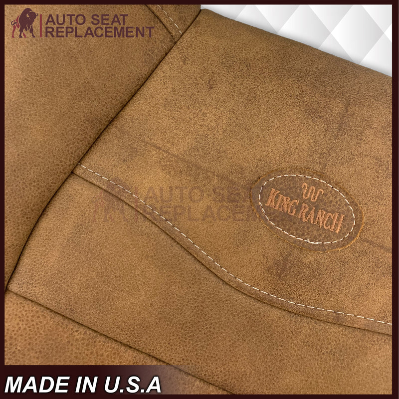 2001 2002 2003 Ford F150 King Ranch Raw Cowhide GENUINE LEATHER Seat Covers - Auto Seat Replacement
