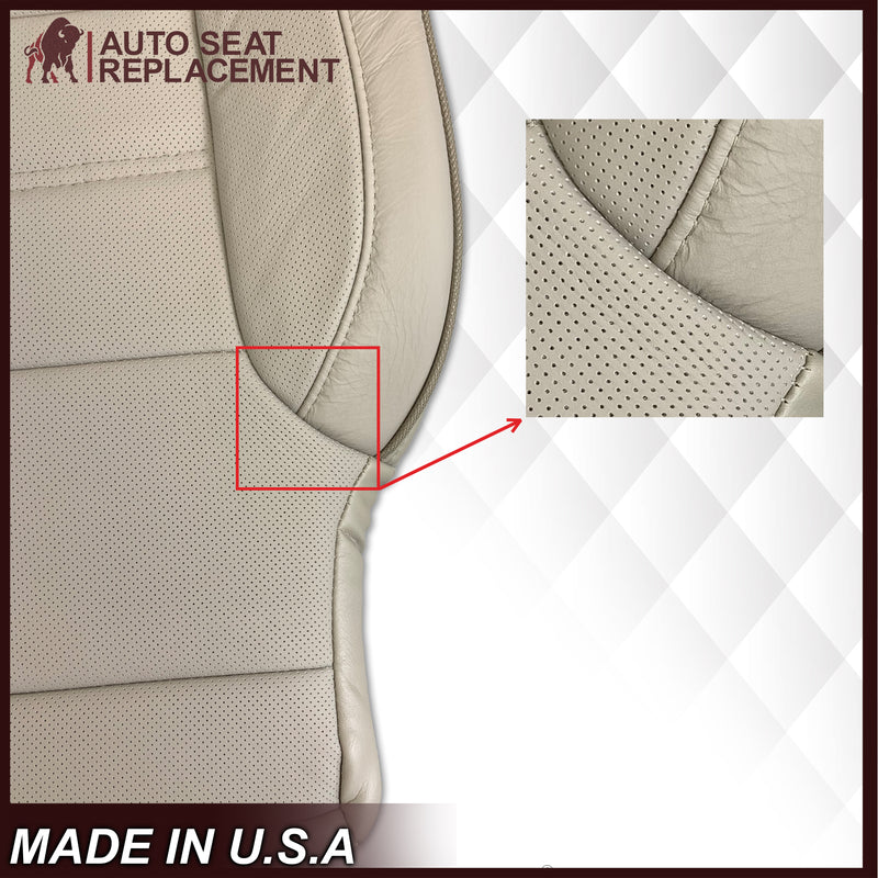 2014 2015 2016 2017 2018 2019 GMC Yukon Denali Perforated Leather Seat Cover Replacement In Shale Tan: Choose from variant - Auto Seat Replacement