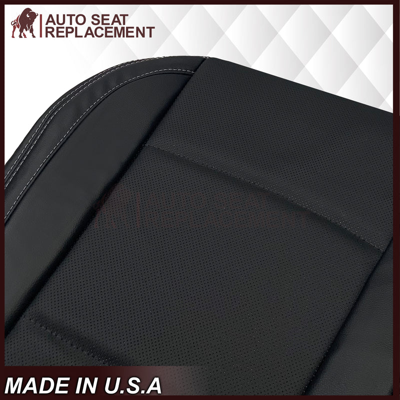 2015-2018 Subaru Outback Replacement Black Perforated Seat Covers: Choose Your Side - Auto Seat Replacement