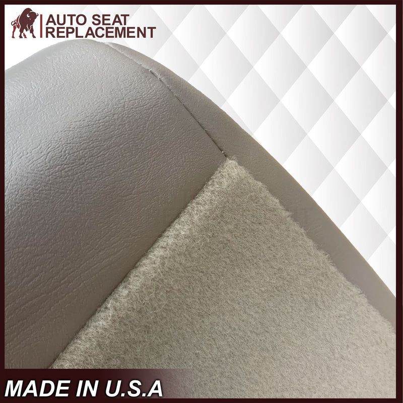 1987-1993 Dodge Pickup Bench Replacement Leather Or Synthetic Leather Seat Covers In Gray - Auto Seat Replacement