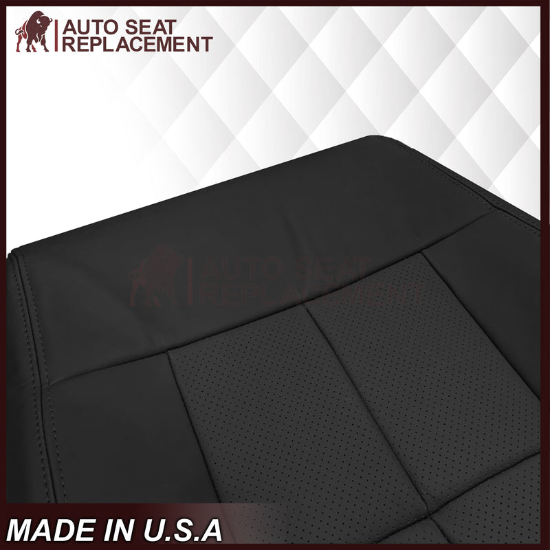 2007 - 2014 Lincoln Navigator Replacement Seat Covers in Black Leather or Synthetic Leather - Auto Seat Replacement