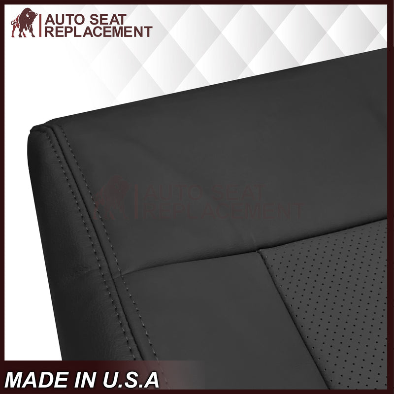 2007 - 2014 Lincoln Navigator Replacement Seat Covers in Black Leather or Synthetic Leather - Auto Seat Replacement