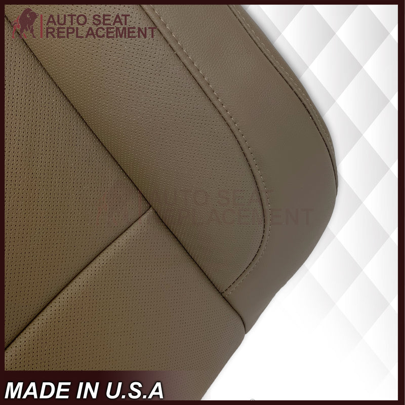 2014 - 2019 Chevy Silverado/GMC Yukon/ Tahoe/ Suburban Perforated Replacement Seat Covers in Tan - Auto Seat Replacement
