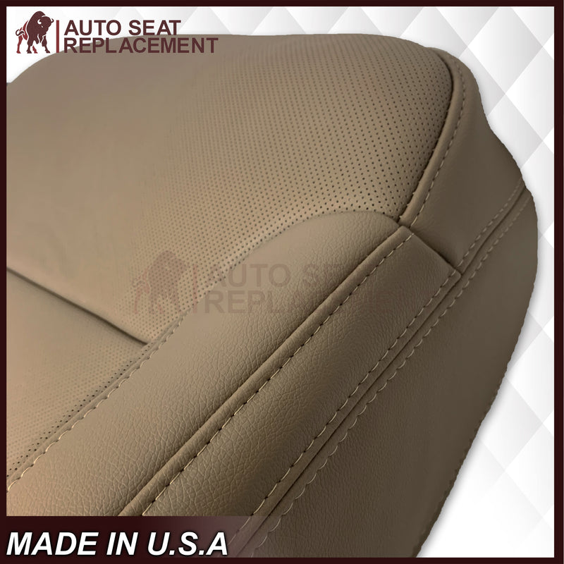 2014 - 2019 Chevy Silverado/GMC Yukon/ Tahoe/ Suburban Perforated Replacement Seat Covers in Tan - Auto Seat Replacement