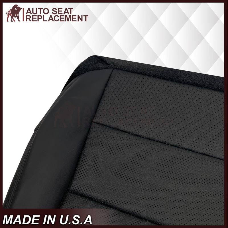 2005 - 2008 Acura TL Driver Or Passenger Seat Covers In Black: Choose Leather OR Synthetic Leather