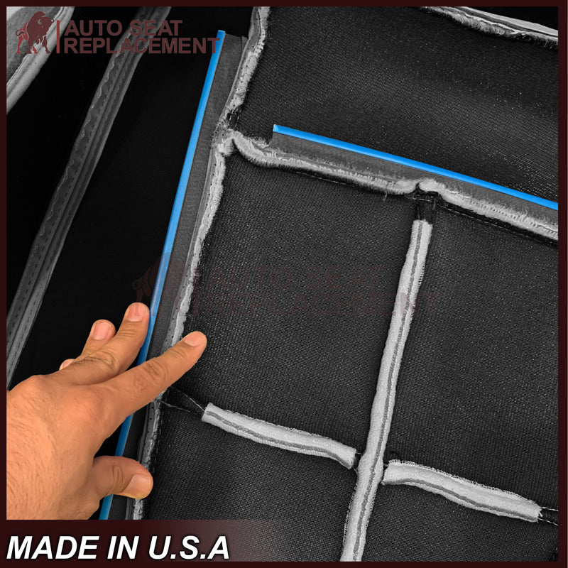 2007 - 2014 Lincoln Navigator Replacement Seat Covers in Black Leather or Synthetic Leather - Auto Seat Replacement