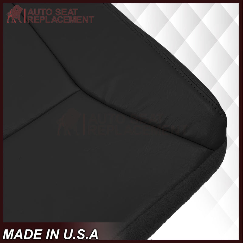 1998 1999 2000 2001 2002 Dodge Ram 1500 Base Work Truck SINGLE CAB Seat Cover in Agate Very Dark Gray Vinyl - Auto Seat Replacement