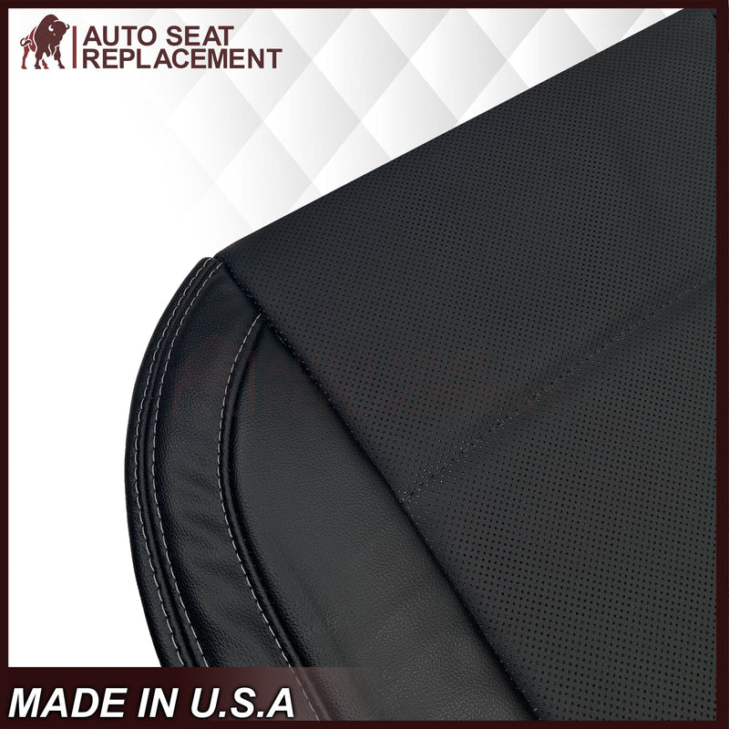 2015-2018 Subaru Outback Replacement Black Perforated Seat Covers: Choose Your Side - Auto Seat Replacement