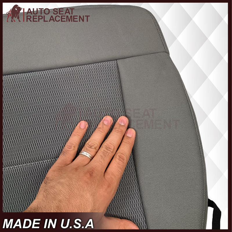 2004 2005 2006 Ford F-150 XLT STX Single Cab Cloth Seat Cover in 2 Tone Gray - Auto Seat Replacement