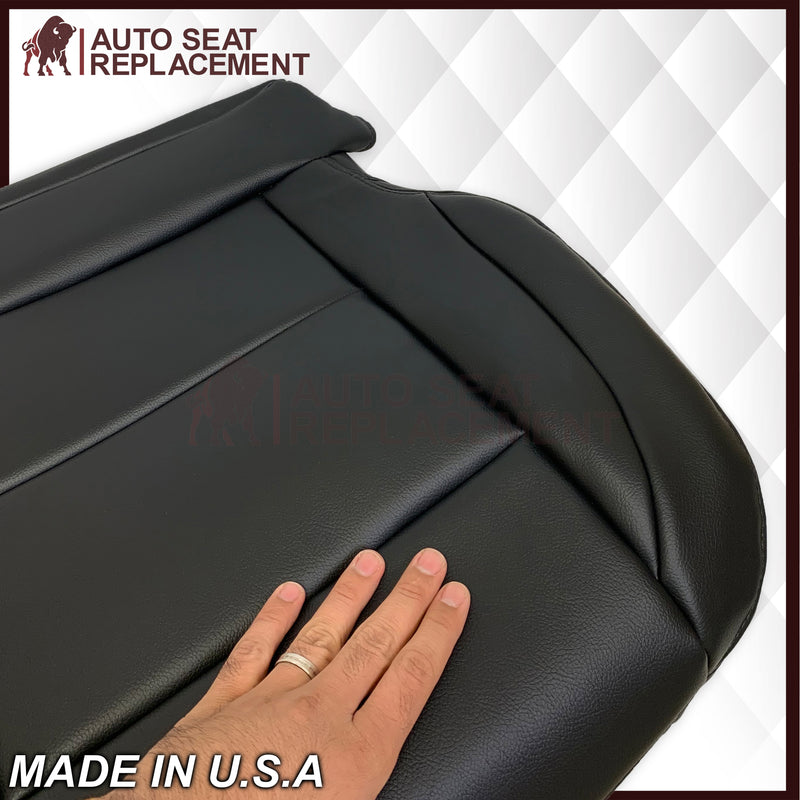 2005-2015 Nissan Titan Driver and Passenger Side Top and Bottom Seat Covers in Black : Choose from the variants - Auto Seat Replacement