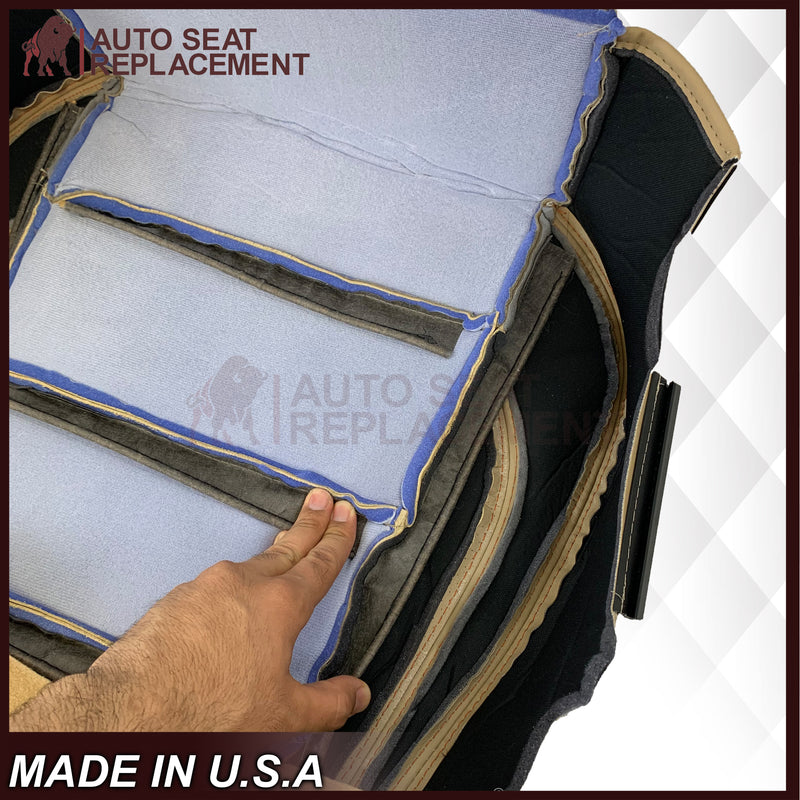 2007 - 2010 Jaguar XK XK-R Genuine Leather OR Synthetic Leather Seat Covers In Caramel Tan - Auto Seat Replacement