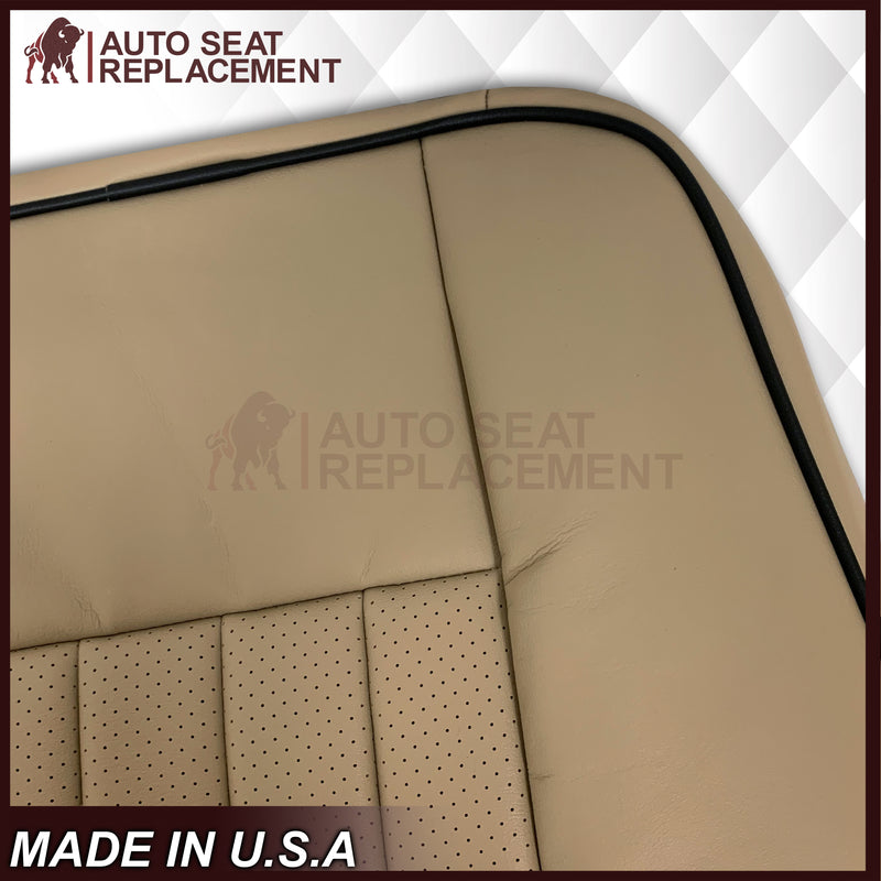 2005 2006 Lincoln Navigator Replacement Seat Covers in Camel Tan: Choose Genuine Leather or Vinyl - Auto Seat Replacement