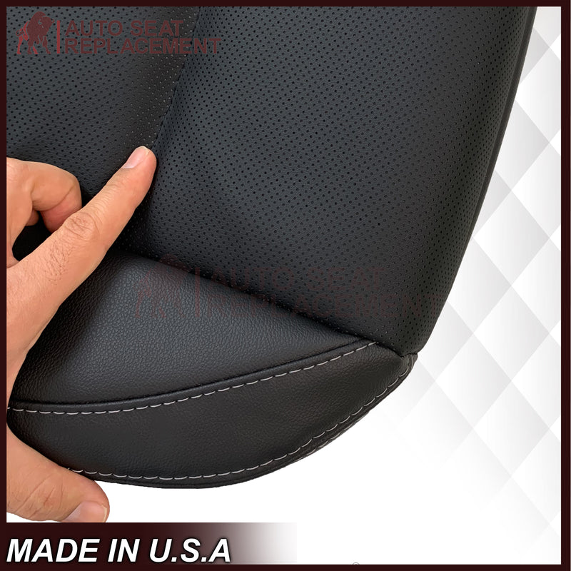 2018 - 2019 Subaru Outback LIMITED Front Bottom Replacement Seat Covers In Black - Auto Seat Replacement