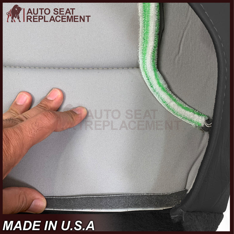 1992 - 1996 Ford Bronco Eddie Bauer Synthetic Leather Seat Cover In Black - Auto Seat Replacement
