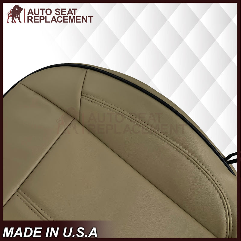2006 - 2010 Hummer H3 Adventure Seat Covers in Cashmere Tan: Choose Leather or Vinyl - Auto Seat Replacement