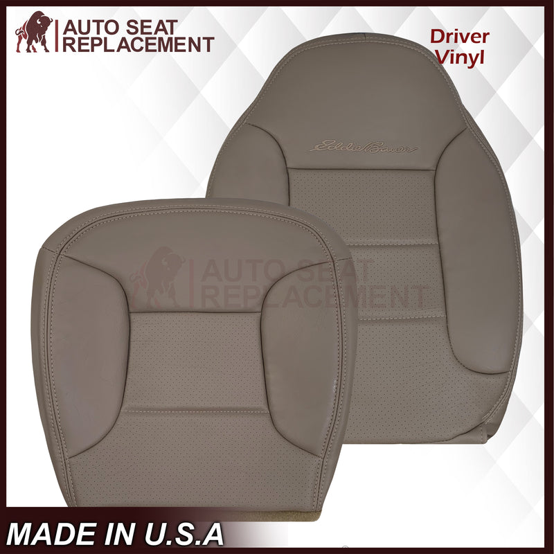 1992 - 1996 Ford Bronco Eddie Bauer Synthetic Leather Seat Cover In Mocha Tan - Auto Seat Replacement