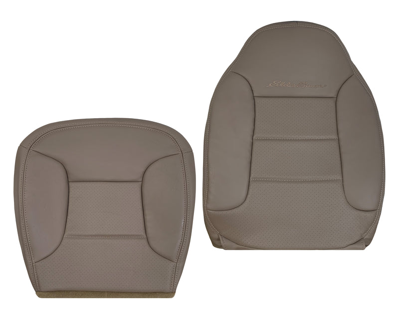 1992 - 1996 Ford Bronco Eddie Bauer Synthetic Leather Seat Cover In Mocha Tan - Auto Seat Replacement