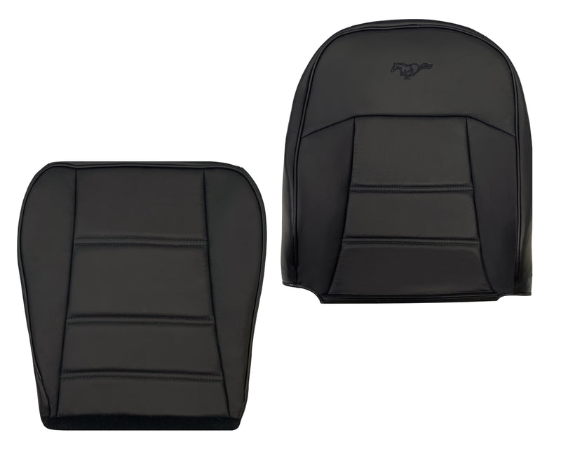 1999-2004 Ford Mustang V6 Replacement Seat Cover in Ebony Black: Choose From Variation - Auto Seat Replacement