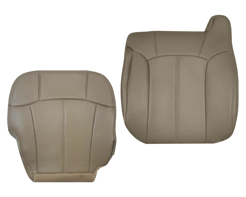 1999-2002 Chevy Silverado Seat Cover in Medium Neutral Tan: Choose From Variations - Auto Seat Replacement