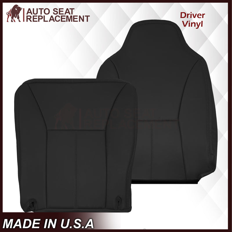 1998 1999 2000 2001 2002 Dodge Ram 1500 Base Work Truck SINGLE CAB Seat Cover in Agate Very Dark Gray Vinyl - Auto Seat Replacement
